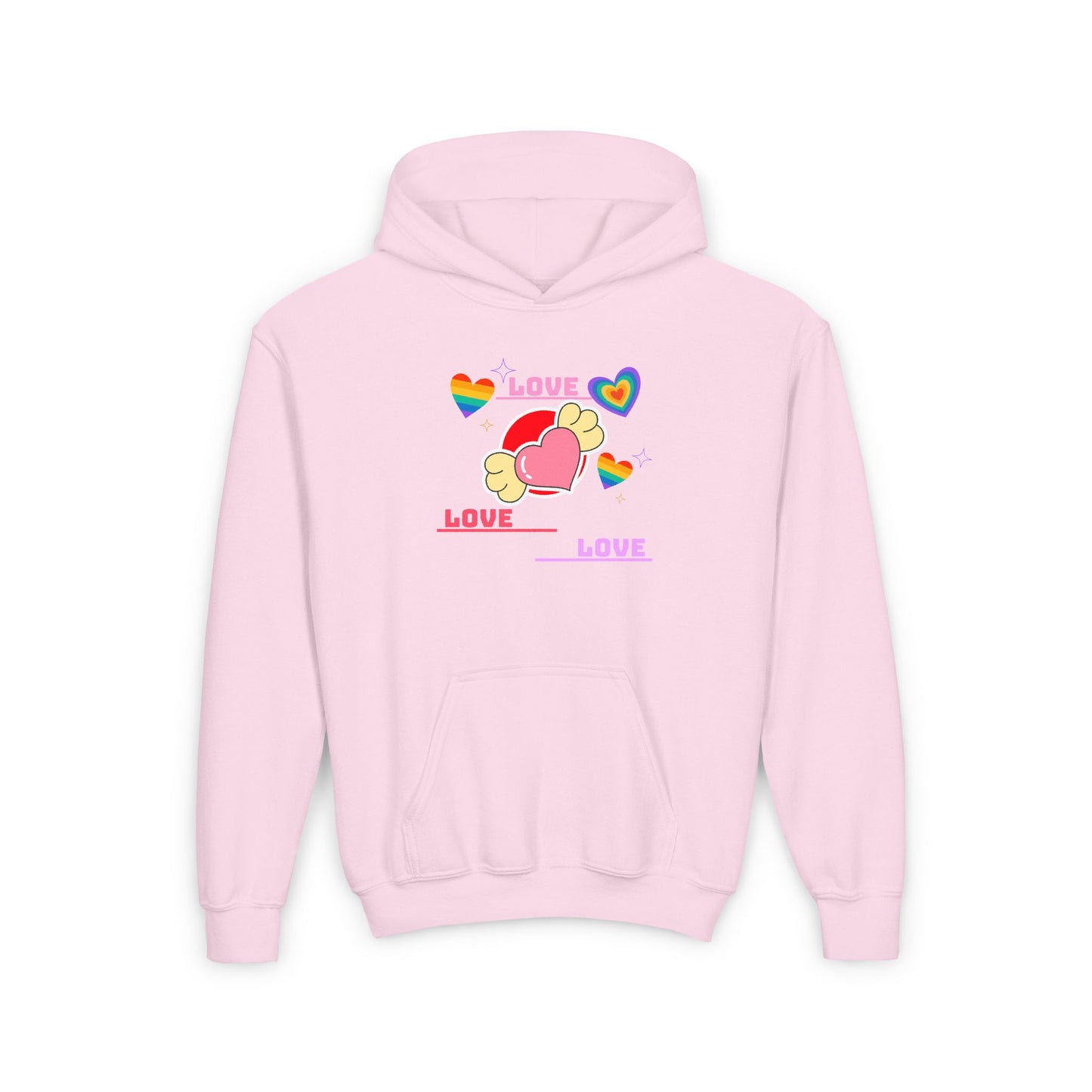 Youth Heavy Love Hooded Sweatshirt