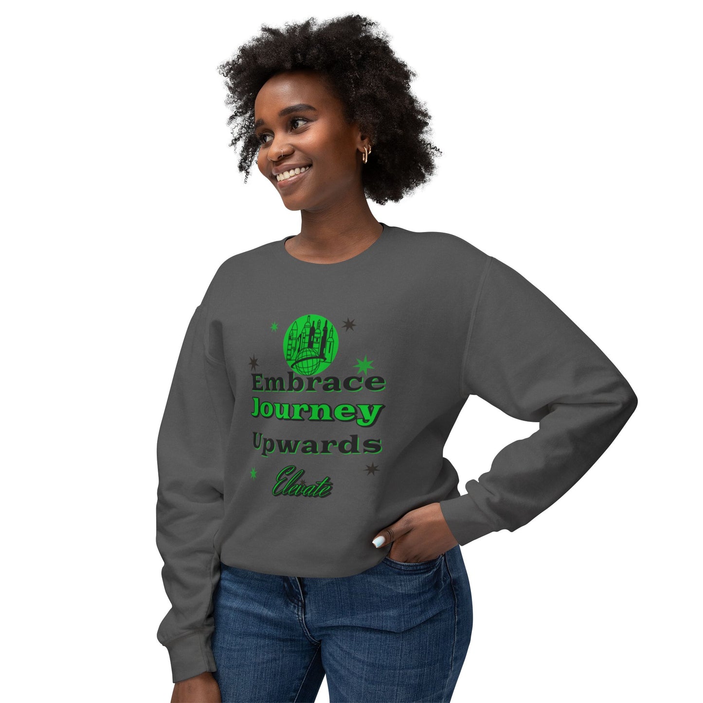 Unisex Lightweight Embrace the journey Sweatshirt