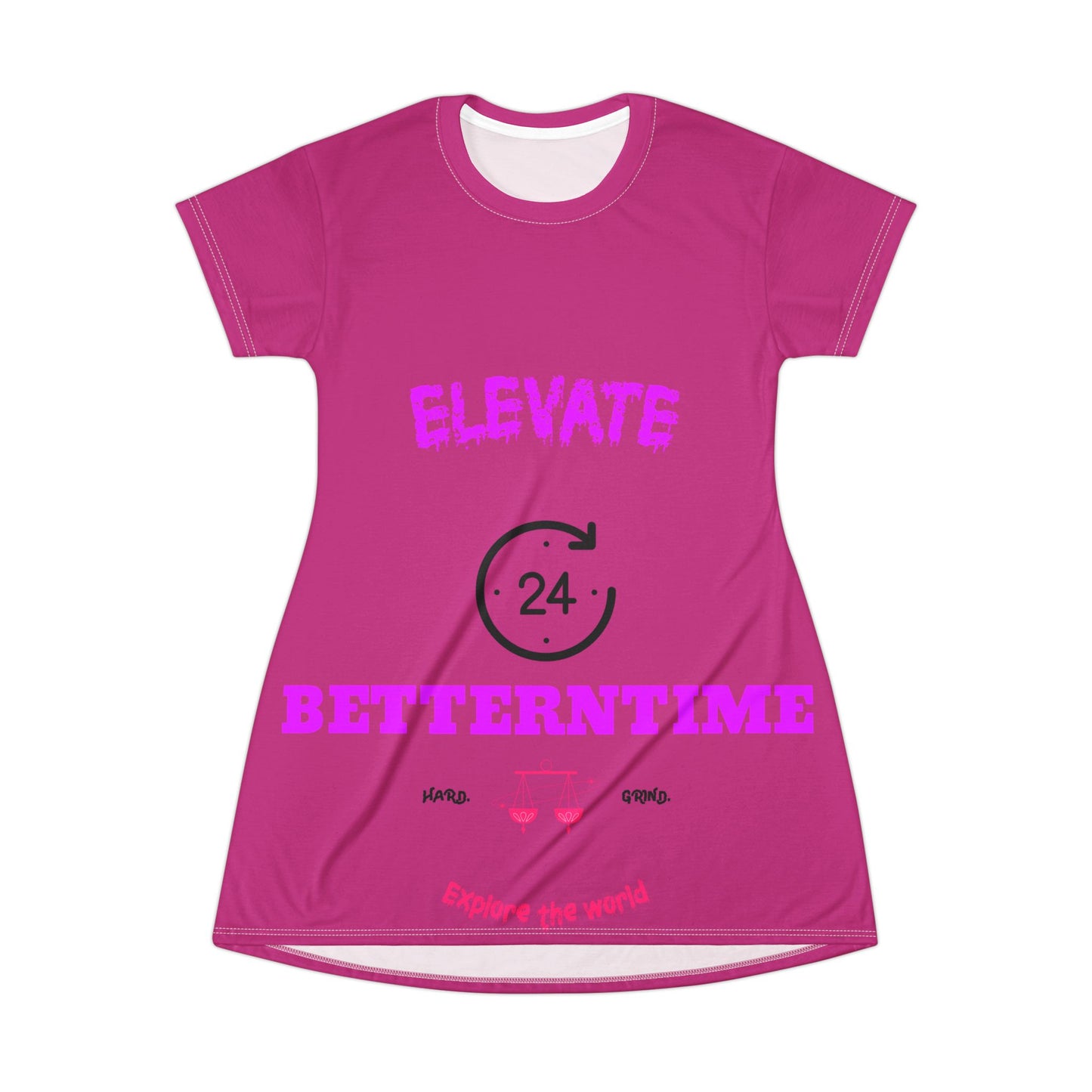 New Women's Elevate T-Shirt Dress - Trendy & Comfortable Style