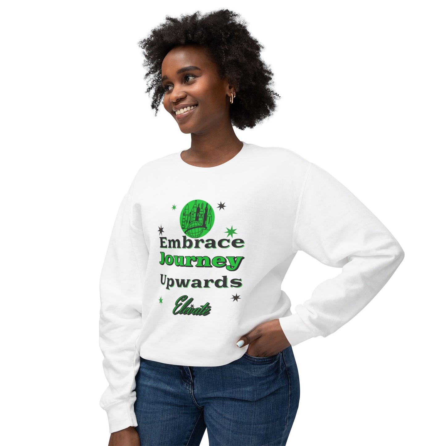 Unisex Lightweight Embrace the journey Sweatshirt