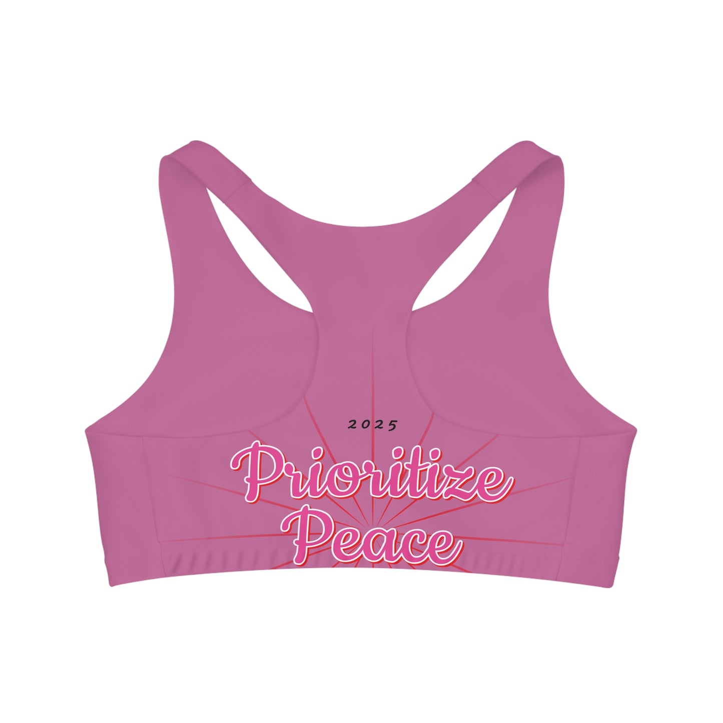Prioritize Peace Seamless Sports Bra