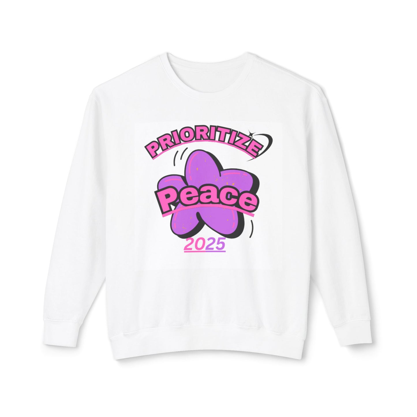 Unisex Prioritize Peace Sweatshirt - Mindful Living Essential