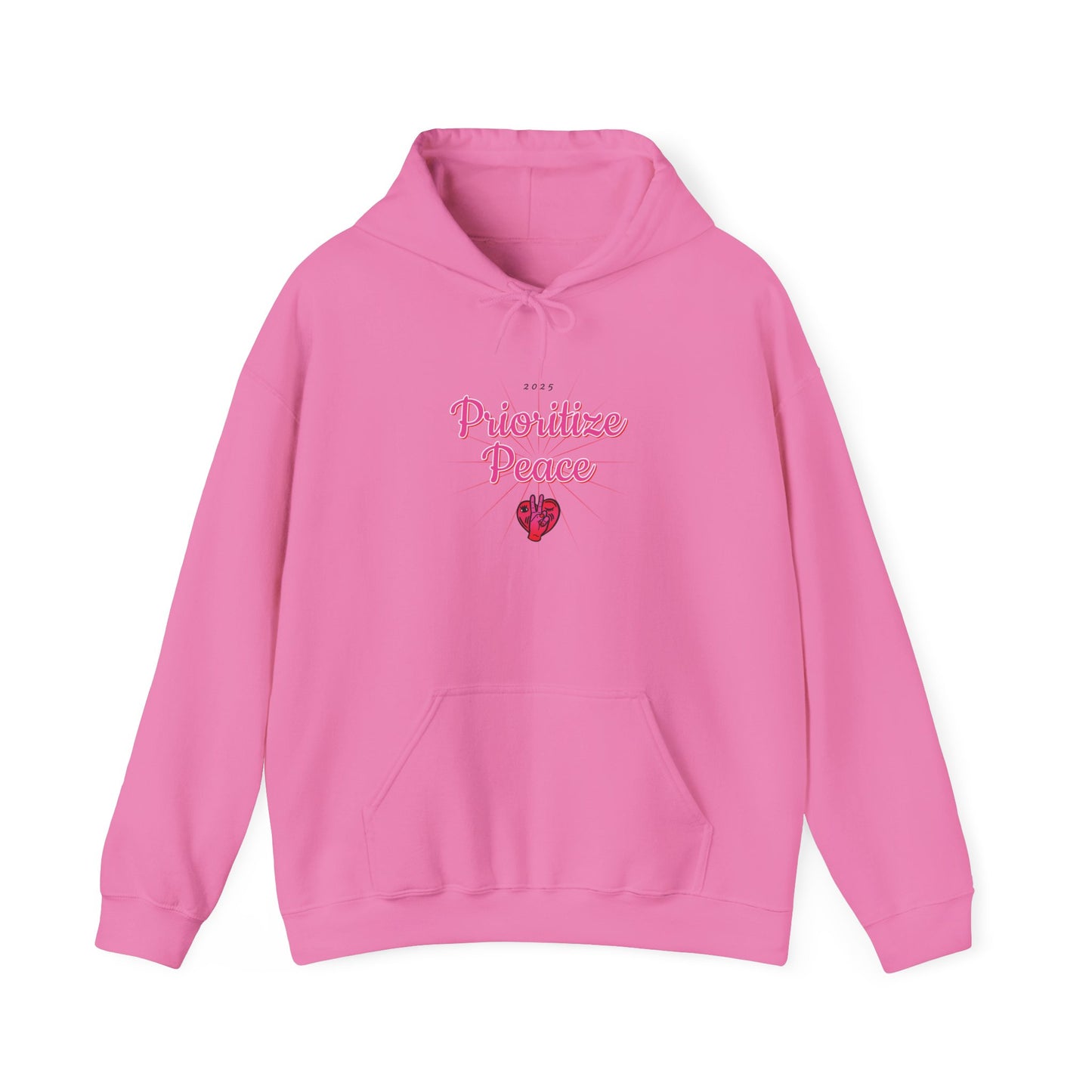 Unisex Prioritize Peace Hooded Sweatshirt