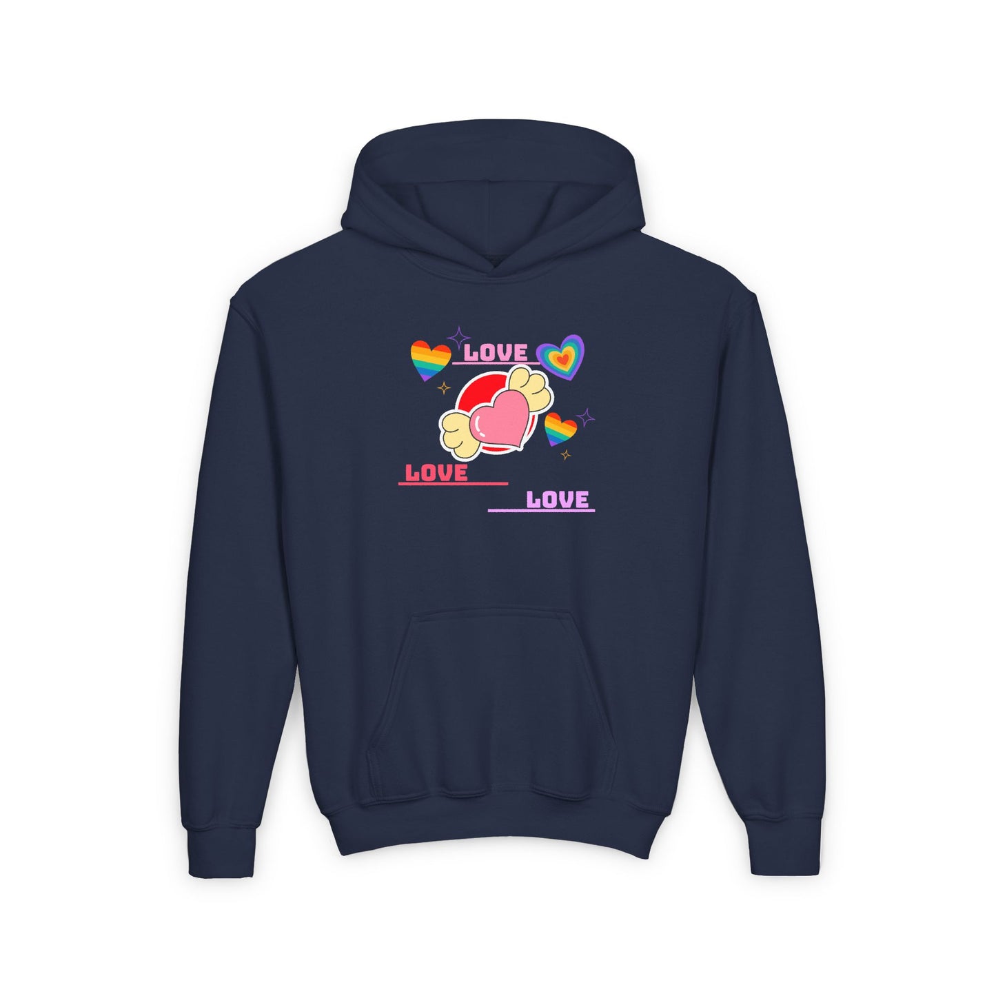Youth Heavy Love Hooded Sweatshirt