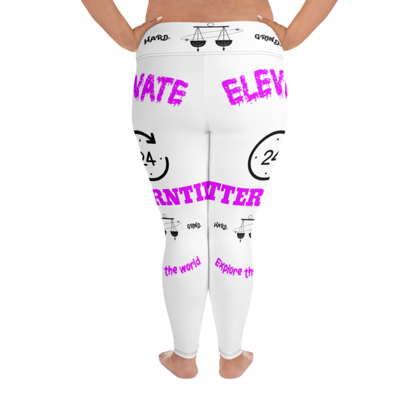 Elevate 24 Plus Size Leggings - Body Positive Revolution ✨