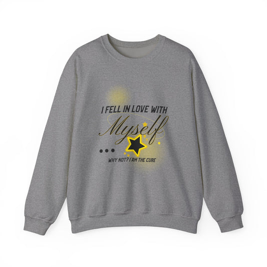 Unisex I fell in love with myself Heavy Sweatshirt