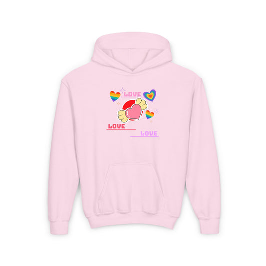 Youth Heavy Love Hooded Sweatshirt