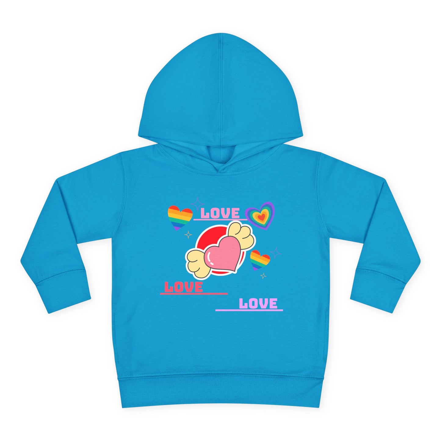 Love, love Toddler Pullover Fleece Hoodie