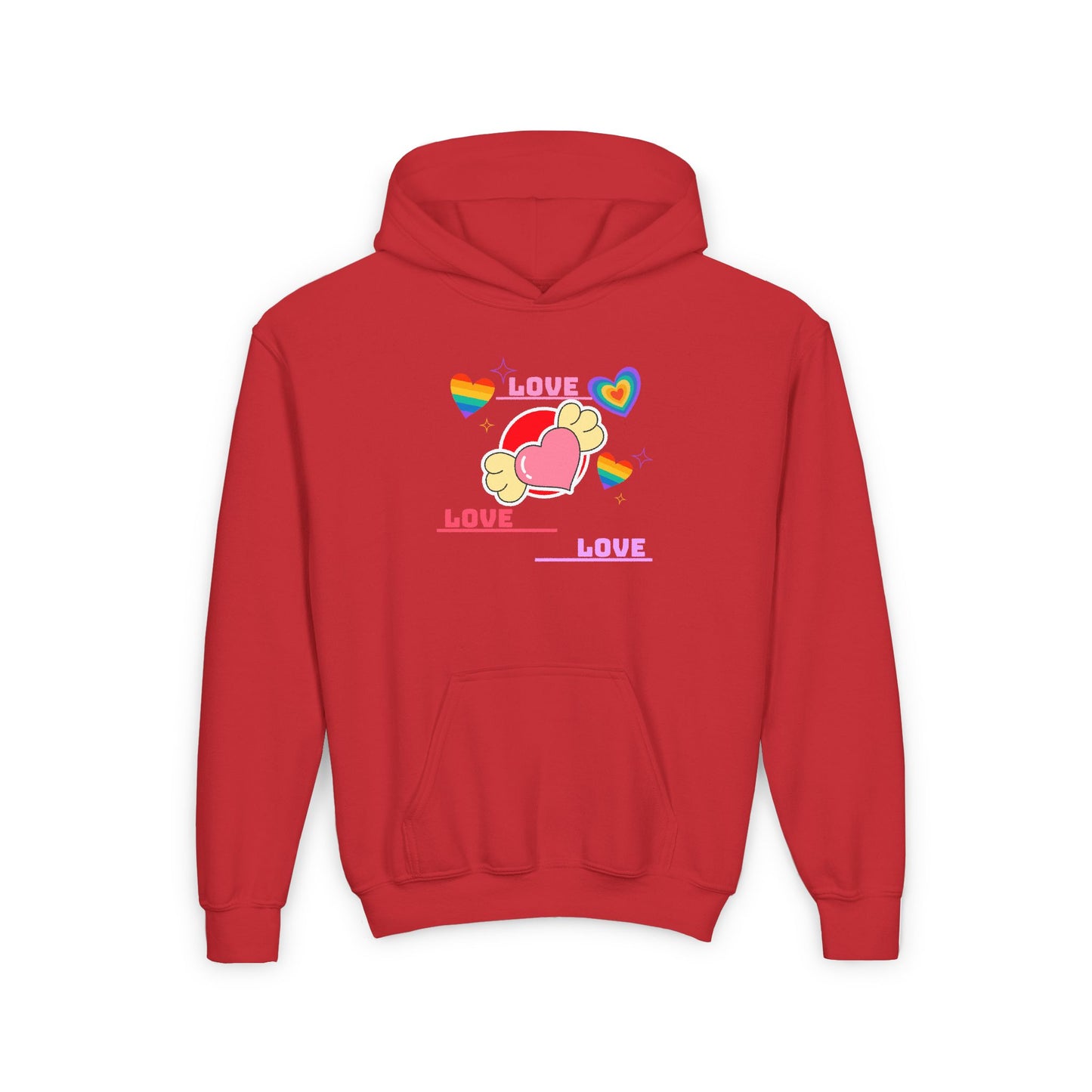 Youth Heavy Love Hooded Sweatshirt