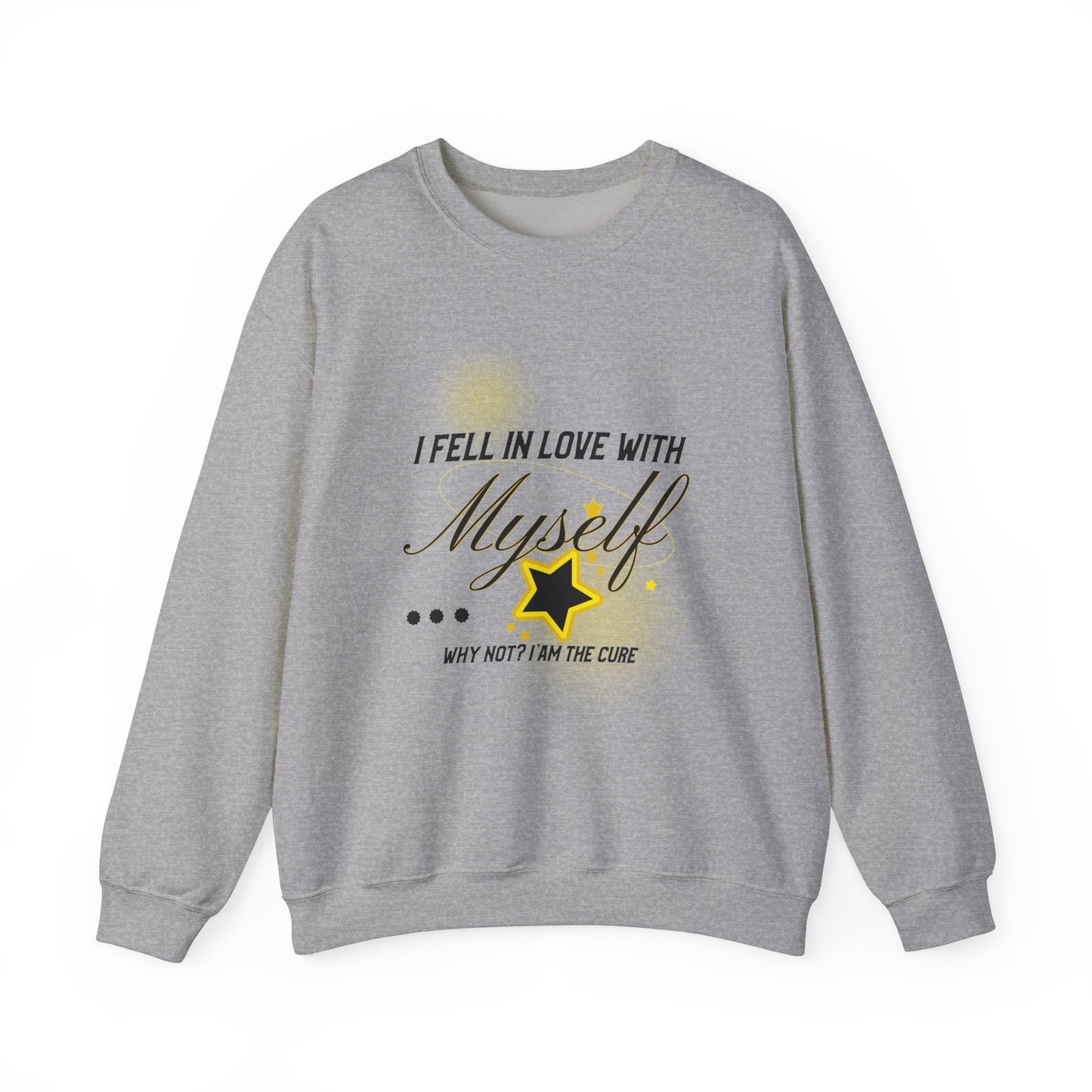 Unisex I fell in love with myself Heavy Sweatshirt