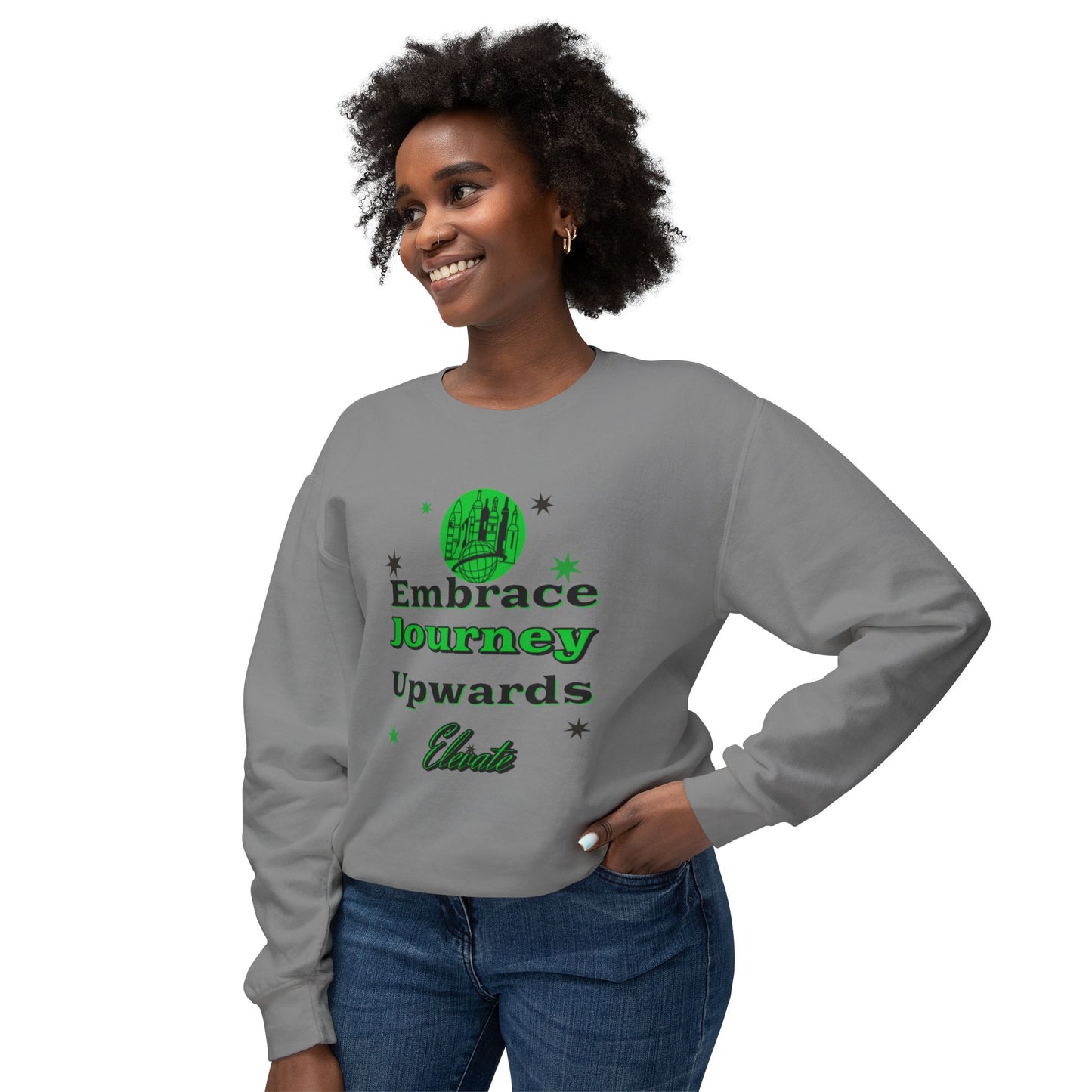 Unisex Lightweight Embrace the journey Sweatshirt
