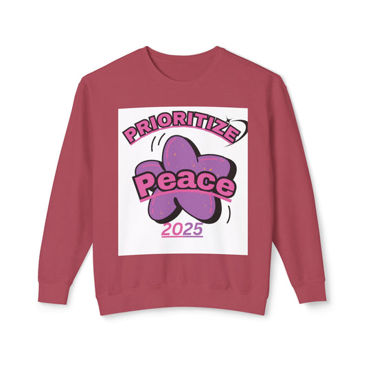 Unisex Prioritize Peace Sweatshirt