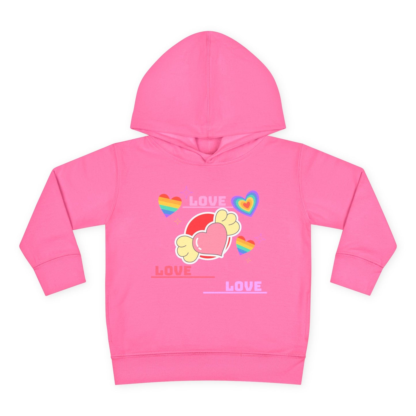 Love, love Toddler Pullover Fleece Hoodie
